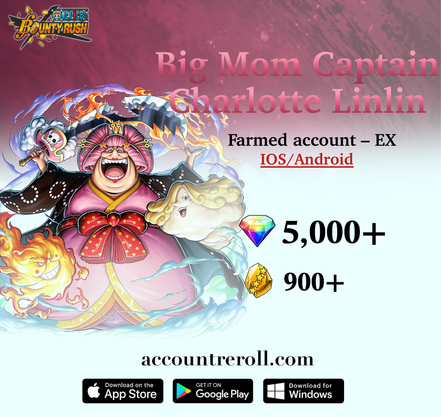 Big Mom Captain Charlotte Linlin OPBR Starter Account