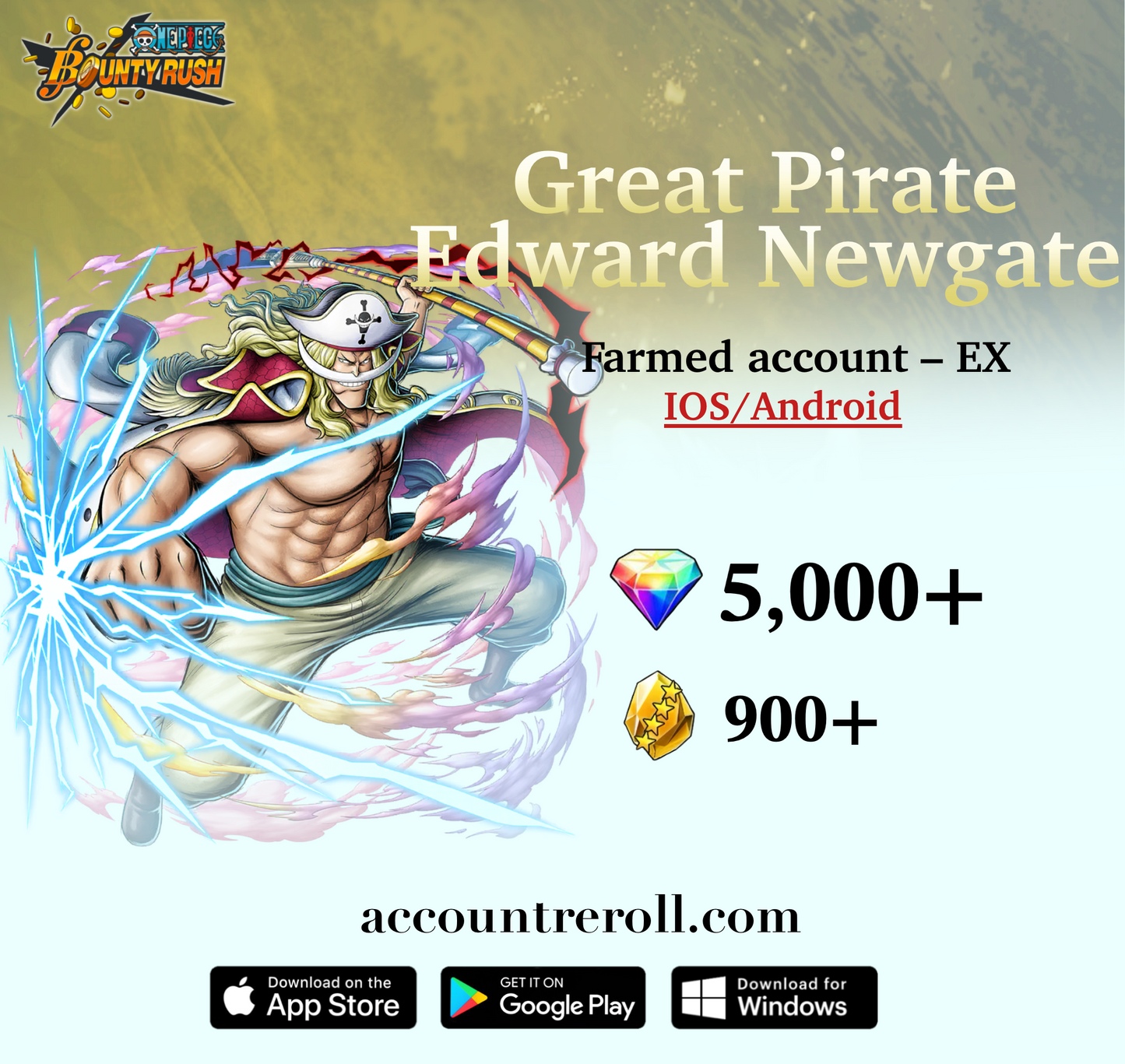 Edward Newgate (Whitebeard) OPBR Starter Account