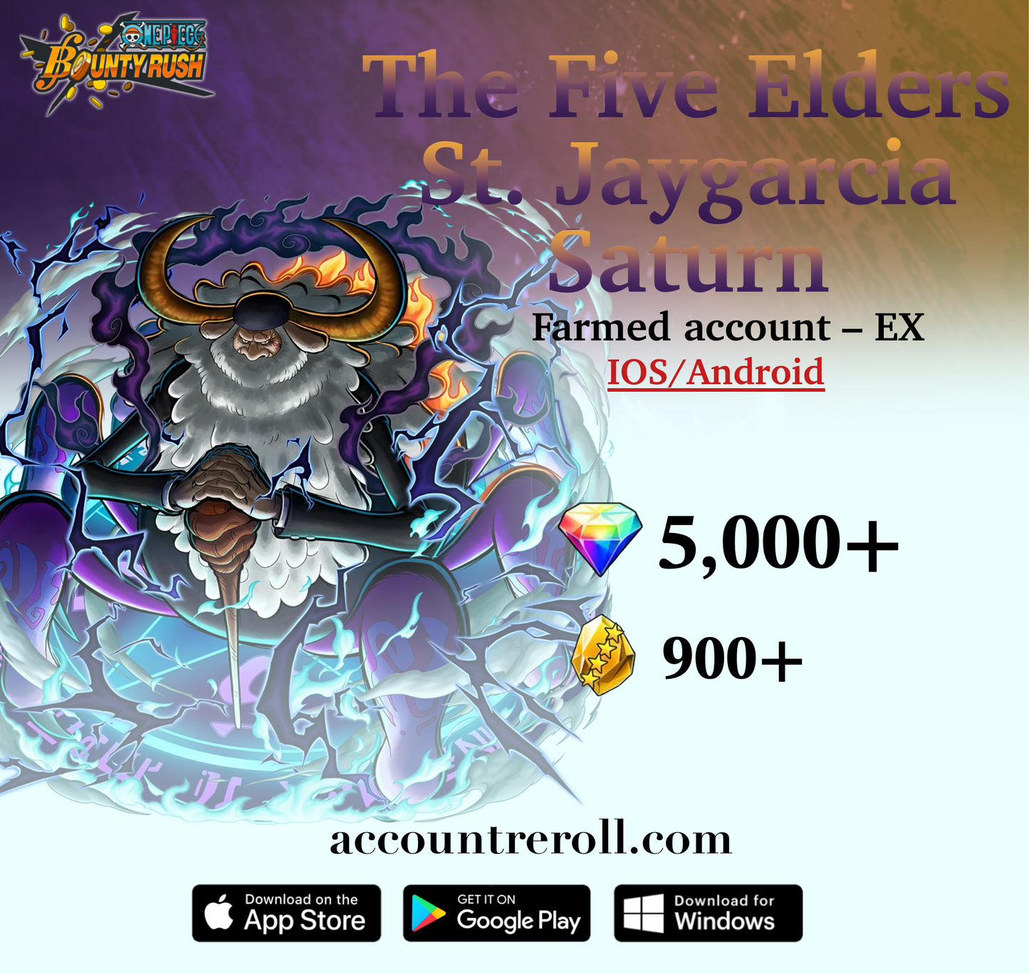 The Five Elders St. Jaygarcia Saturn OPBR Starter Account