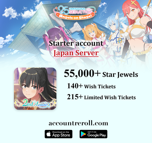 2.5 Dimensional Seduction: Angels on Stage! Starter Account [Japan]