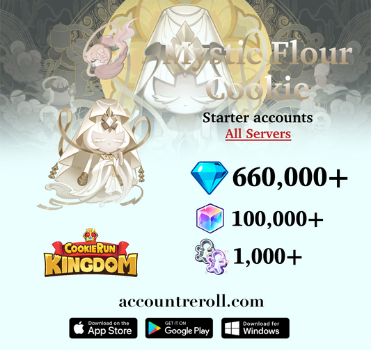 Mystic Flour Cookie Cookie Run: Kingdom Starter Account