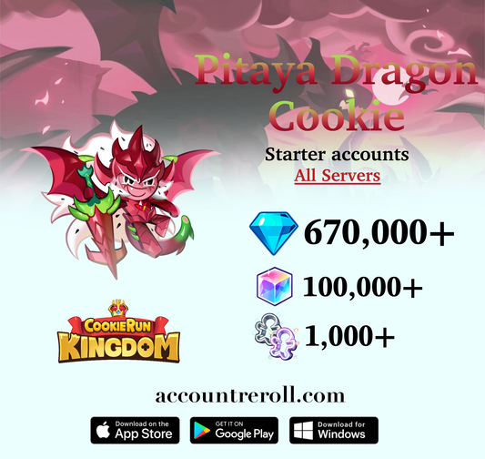 Pitaya Dragon Cookie Cookie Run: Kingdom Starter Account