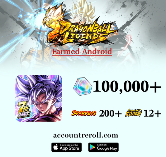 Dragon Ball Legends Farmed Account [Android]