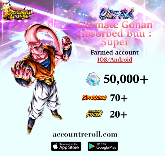 Dragon Ball Legends ULTRA Ultimate Gohan Absorbed Buu: Super Starter Account [iOS/Android]