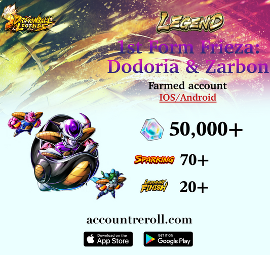 Dragon Ball Legends LR 1st Form Frieza: Dodoria & Zarbon (Assist) [iOS/Android]