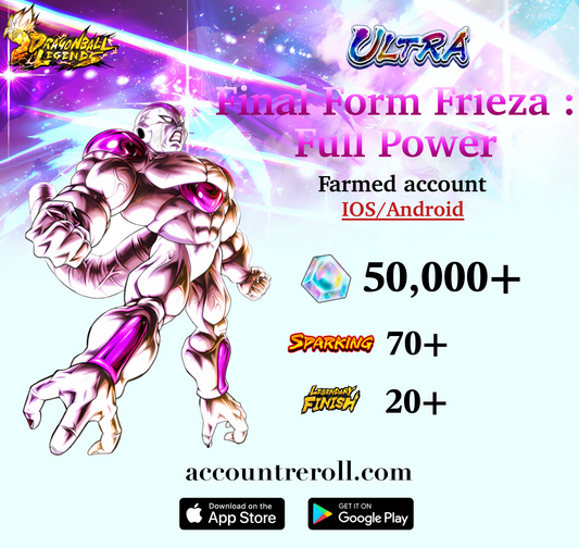 Dragon Ball Legends ULTRA Final Form Frieza: Full Power Starter Account [iOS/Android]