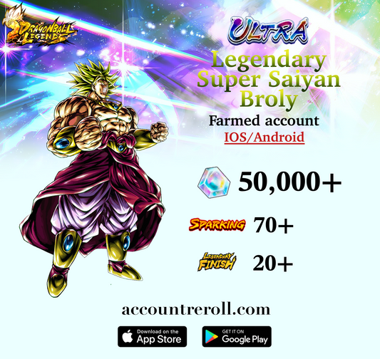 Dragon Ball Legends ULTRA Legendary Super Saiyan Broly Starter Account [iOS/Android]