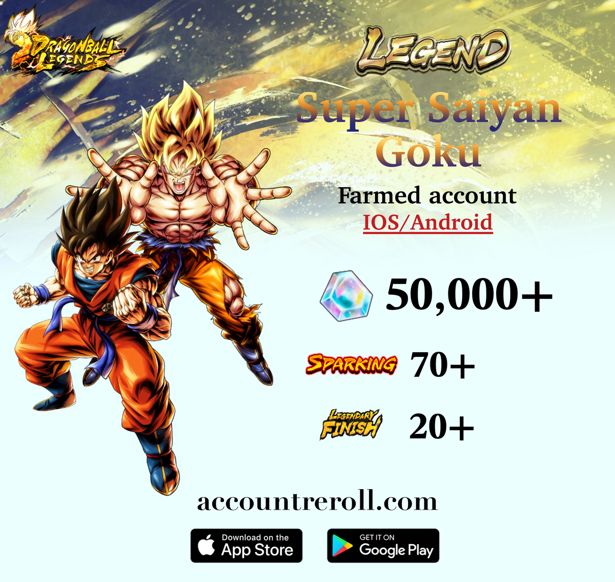 Dragon Ball Legends LR Super Saiyan Goku [iOS/Android]