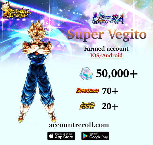 Dragon Ball Legends ULTRA Super Vegito Starter Account [iOS/Android]