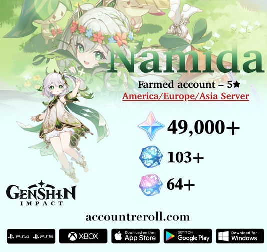 Nahida Genshin Impact Farmed Starter Account