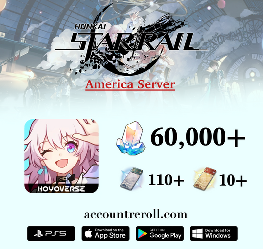 Honkai: Star Rail HSR Reroll Account [America]