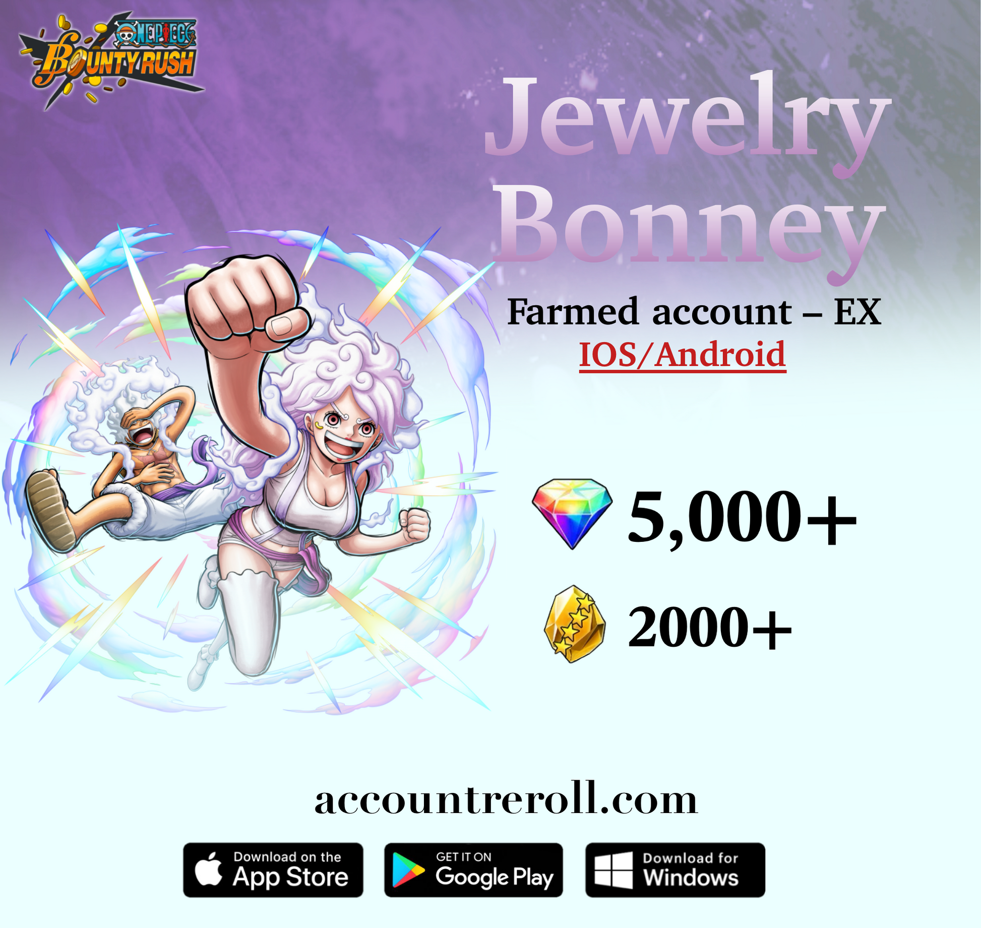 Future Where I’m the Most Free Jewelry Bonney OPBR Starter Account