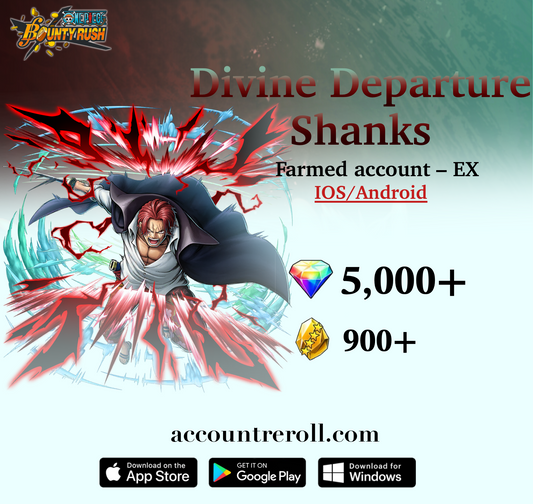 Divine Departure Shanks OPBR Starter Account