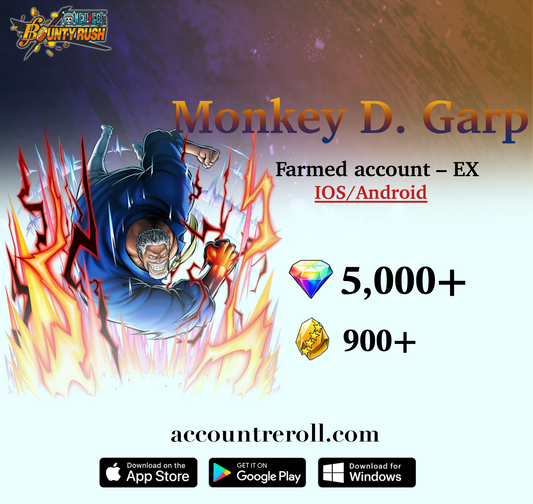 Monkey D. Garp OPBR  Starter Account
