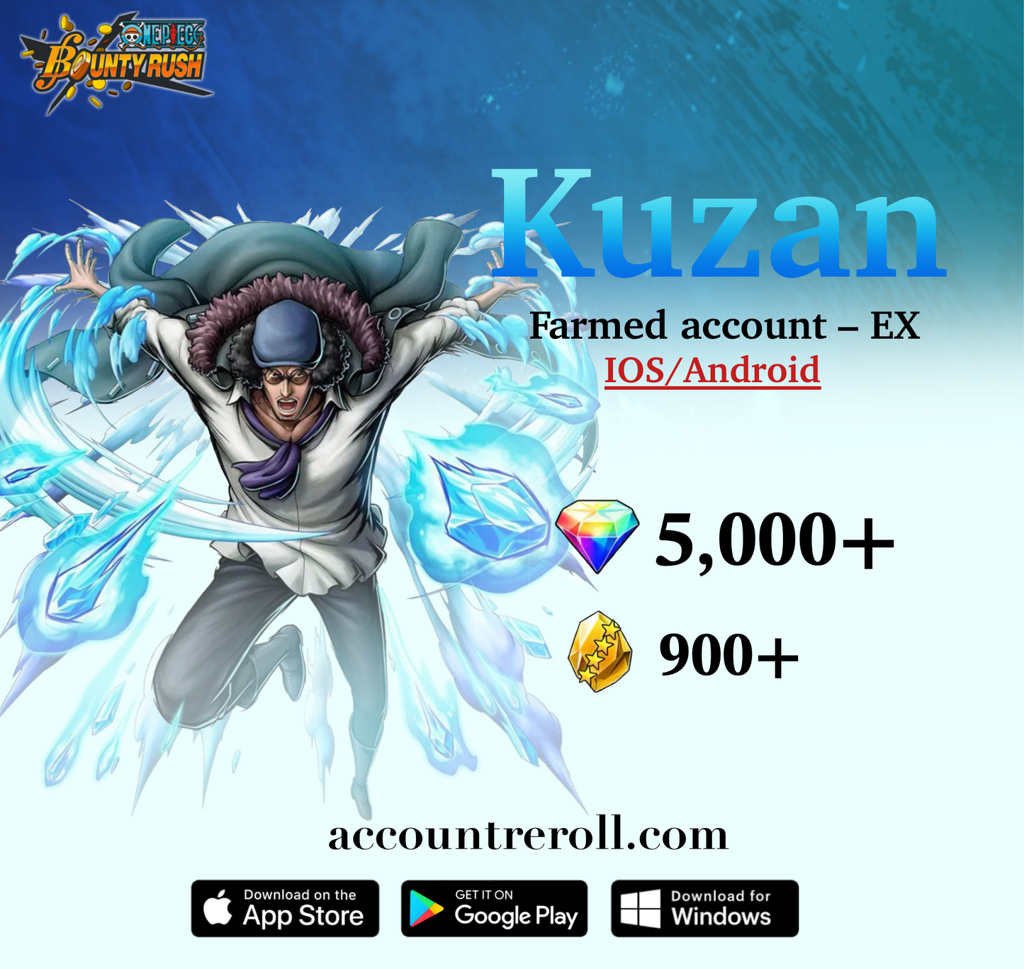 Kuzan OPBR Starter Account
