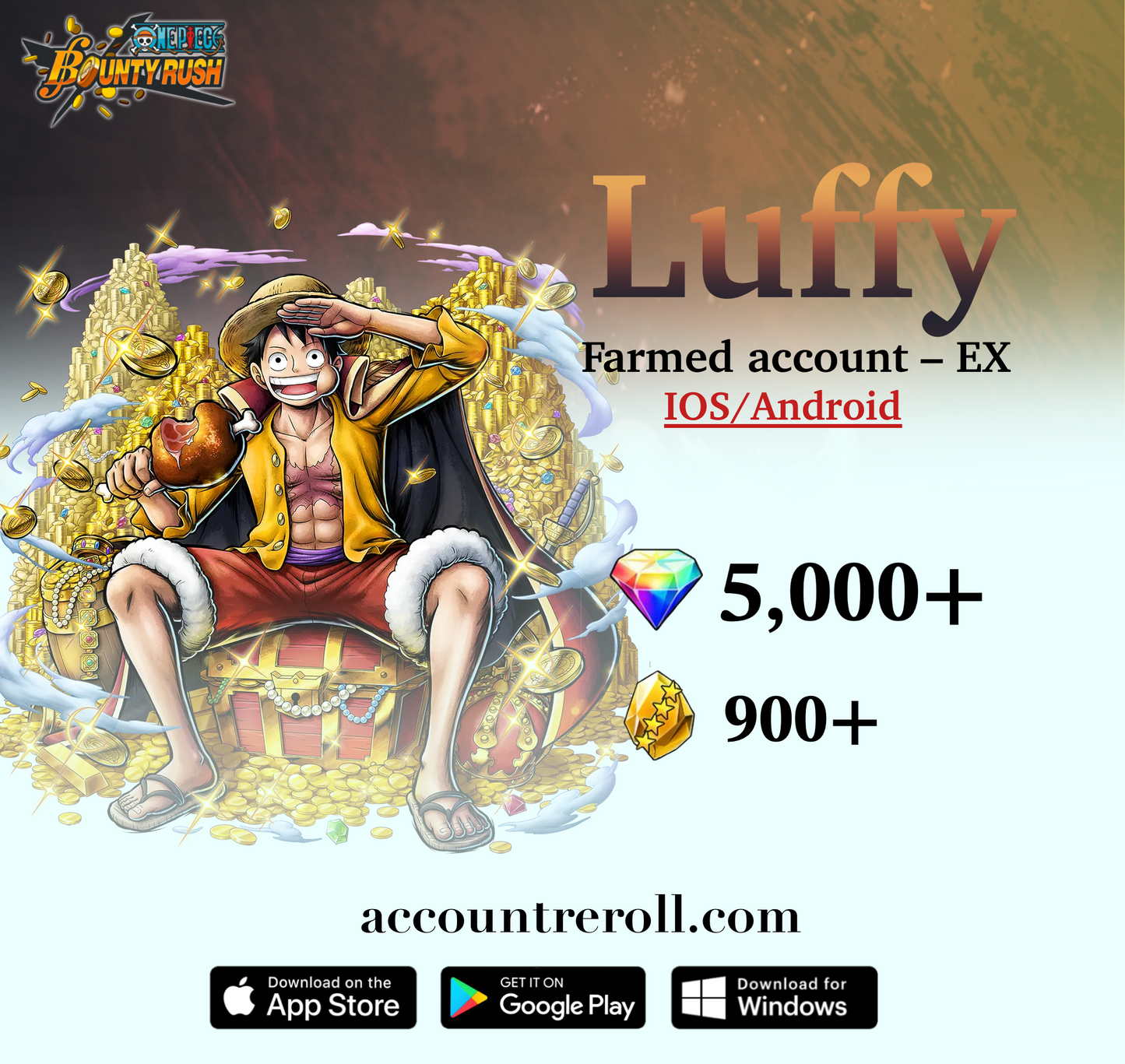 Luffy OPBR Starter Account