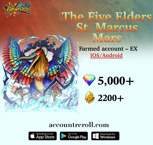 The Five Elders St. Marcus Mars OPBR Starter Account