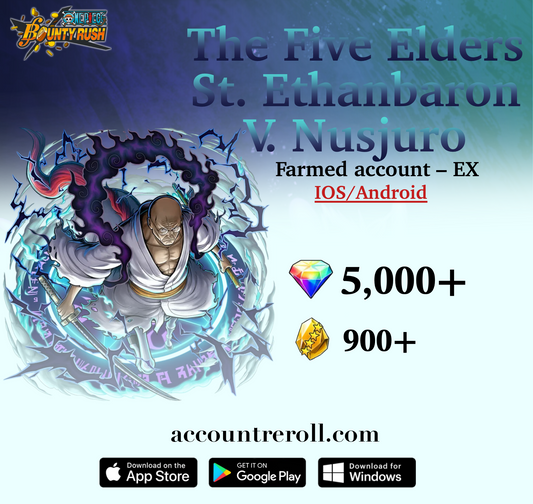The Five Elders St. Ethanbaron V. Nusjuro OPBR Starter Account