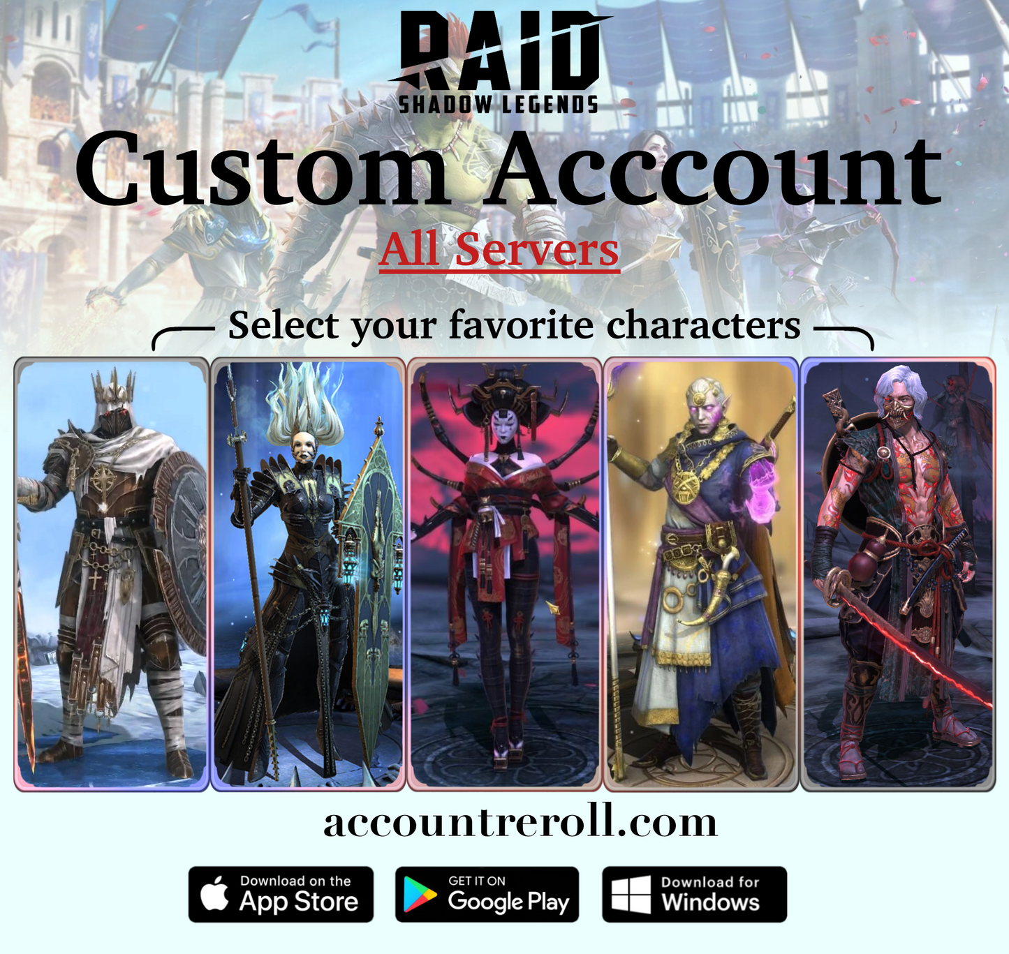 Raid Shadow Legends Custom Account