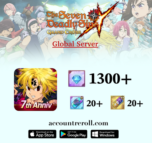 The Seven Deadly Sins: Grand Cross Reroll Account [Global]