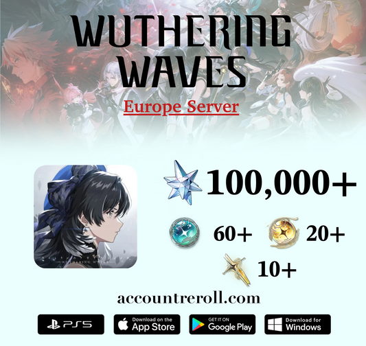 Wuthering Waves Astrites Reroll Account [Europe]