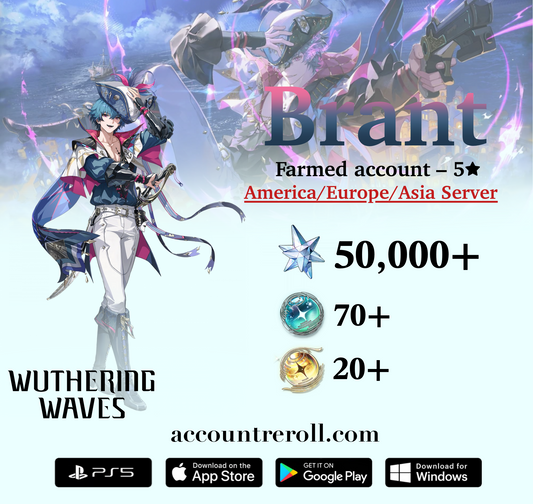 Brant Wuthering Waves Farmed Starter Account