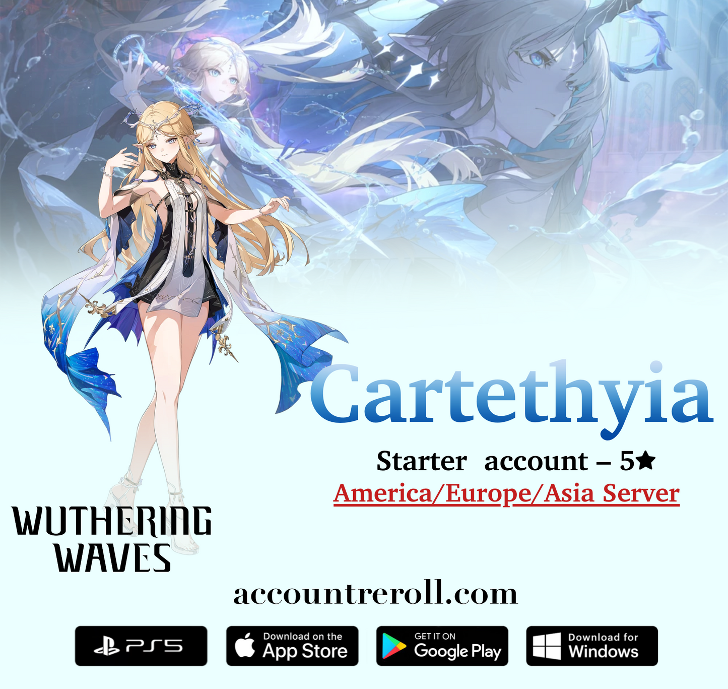 Cartethyia Wuthering Waves Starter Account