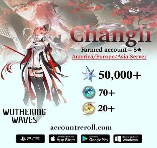 Changli Wuthering Waves Farmed Starter Account