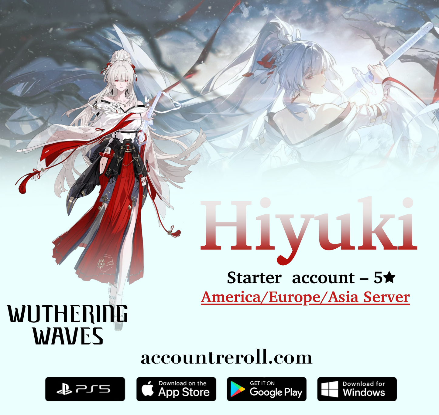 Hiyuki Wuthering Waves Starter Account