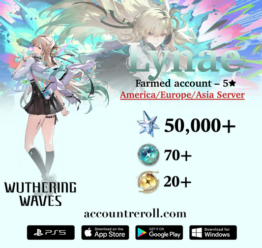 Lynae Wuthering Waves Farmed Starter Account