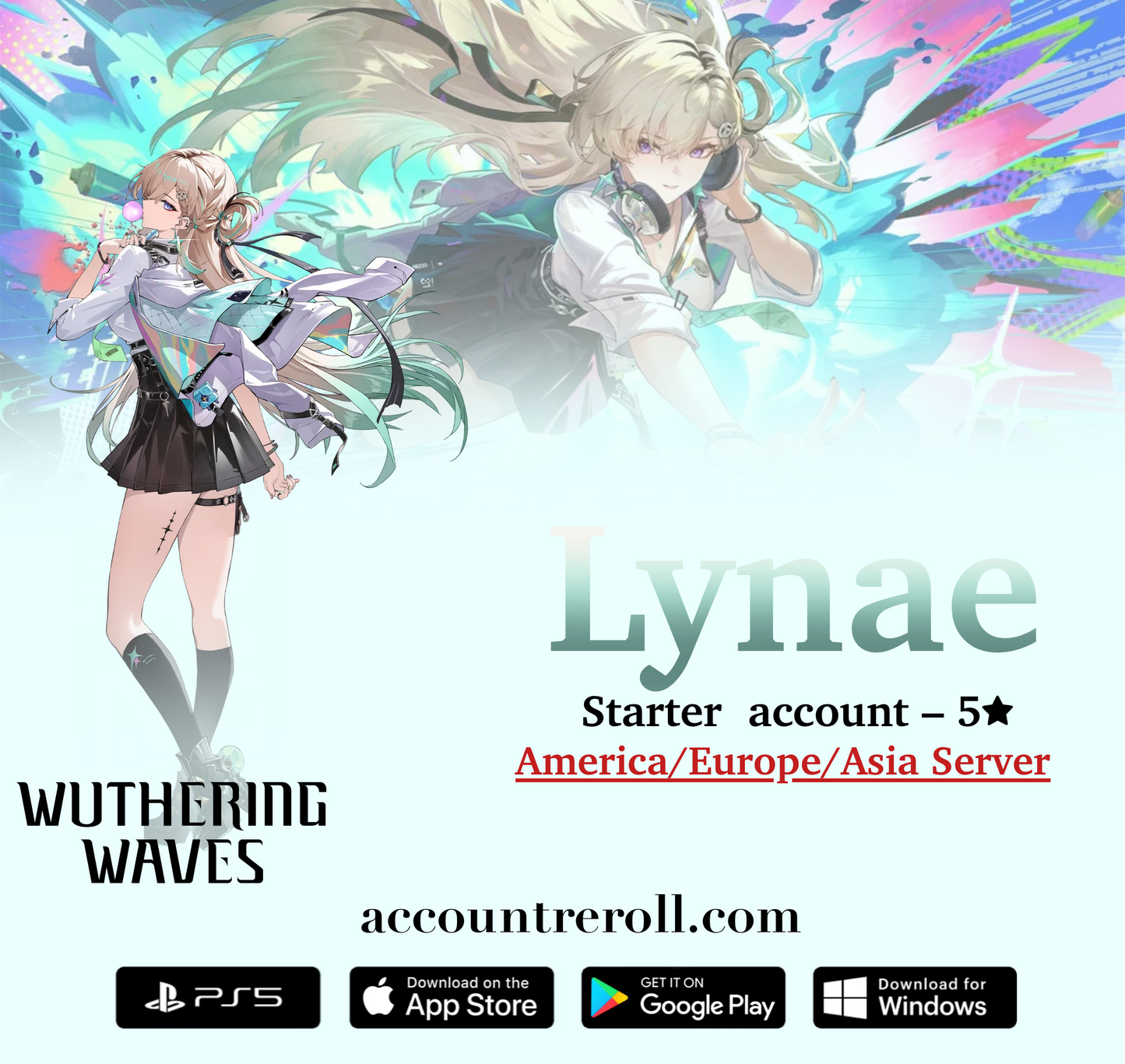 Lynae Wuthering Waves Starter Account