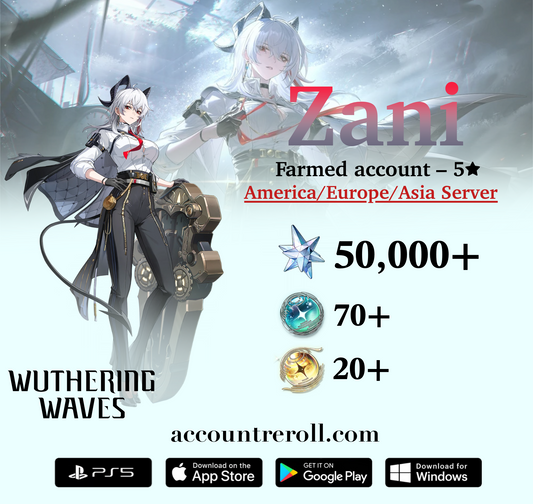 Zani Wuthering Waves Farmed Starter Account
