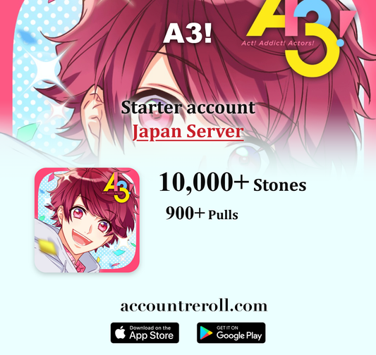 A3! Starter Account with Stones [Japan]