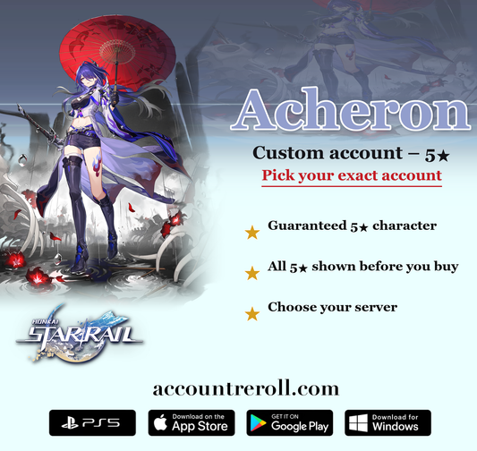 Acheron Honkai Star Rail Custom Account