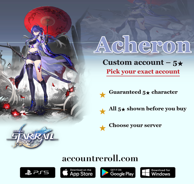 Acheron Honkai Star Rail Custom Account