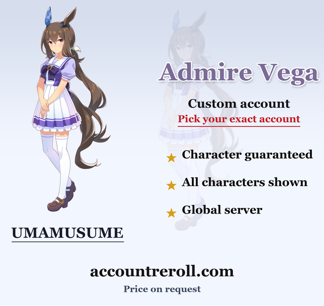 Admire Vega Umamusume Custom Account