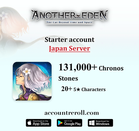 Another Eden Starter Account with Chronos Stones [Japan]
