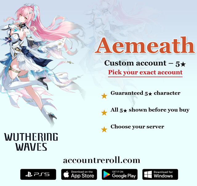 Aemeath Wuthering Waves Custom Account
