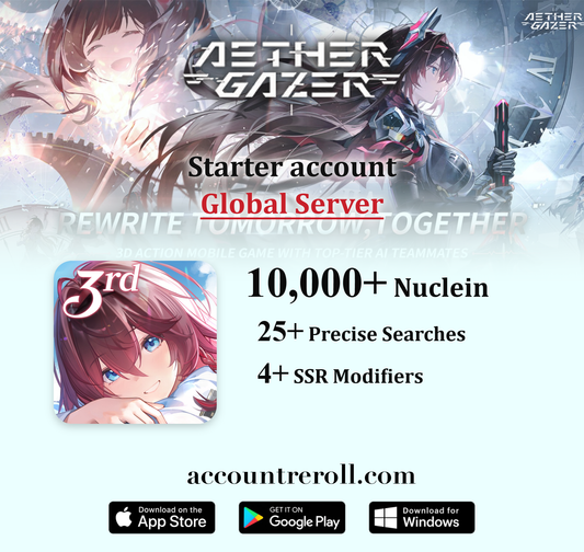 Aether Gazer Starter Account with Nuclein [Global]