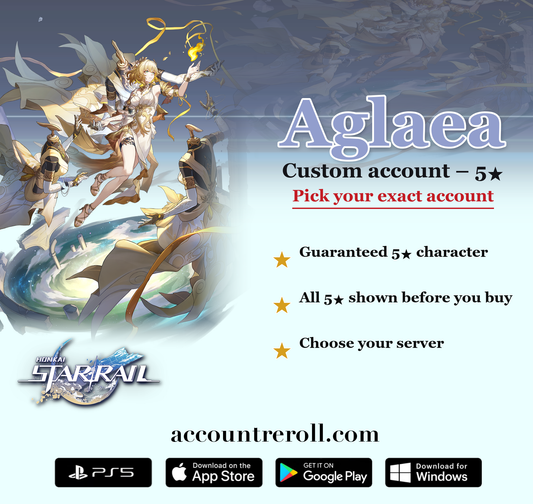Aglaea Honkai Star Rail Custom Account