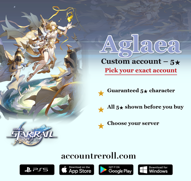 Aglaea Honkai Star Rail Custom Account