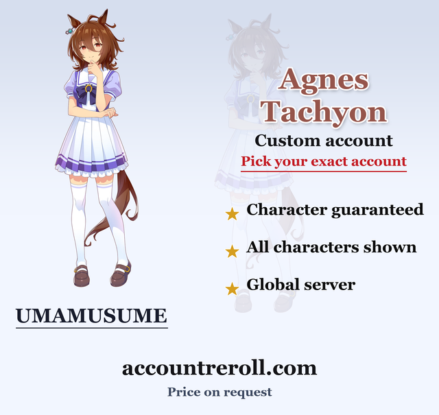 Agnes Tachyon Umamusume Custom Account