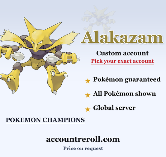 Alakazam Pokemon Champions Custom Account