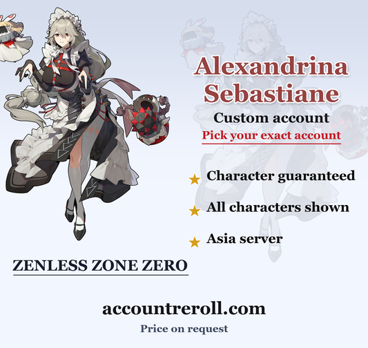 Alexandrina Sebastiane Zenless Zone Zero Custom Account