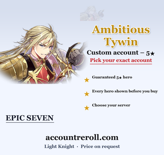 Ambitious Tywin Epic Seven Custom Account