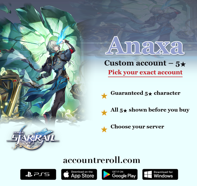 Anaxa Honkai Star Rail Custom Account