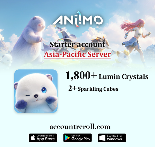 Aniimo Starter Account with Lumin Crystals [Asia-Pacific]