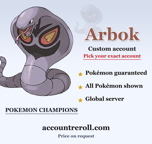 Arbok Pokemon Champions Custom Account