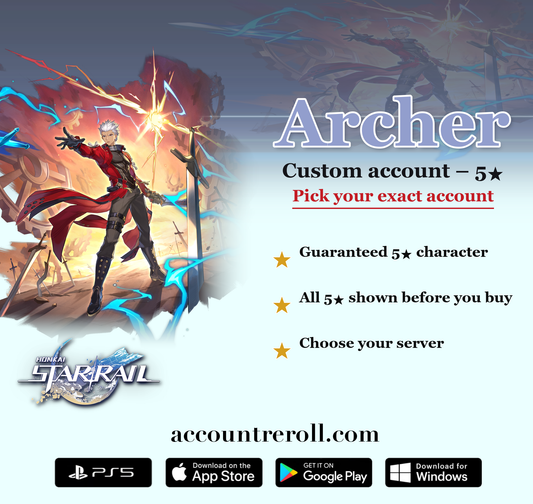 Archer Honkai Star Rail Custom Account