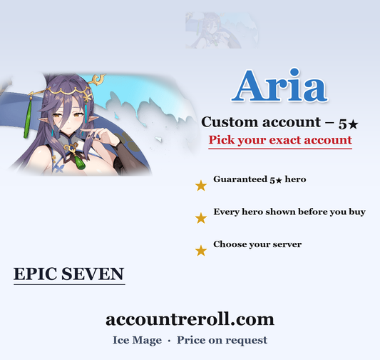 Aria Epic Seven Custom Account